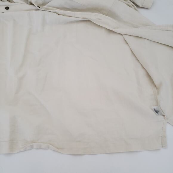 Magellan Outdoor Men SIZE XL Linen Blend Casual Fishing Hiking Shield Boat Shirt - Picture 2 of 8